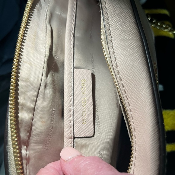 MICHAEL KORS JET SET Pink and Gold Crossbody Bag - Picture 5 of 7